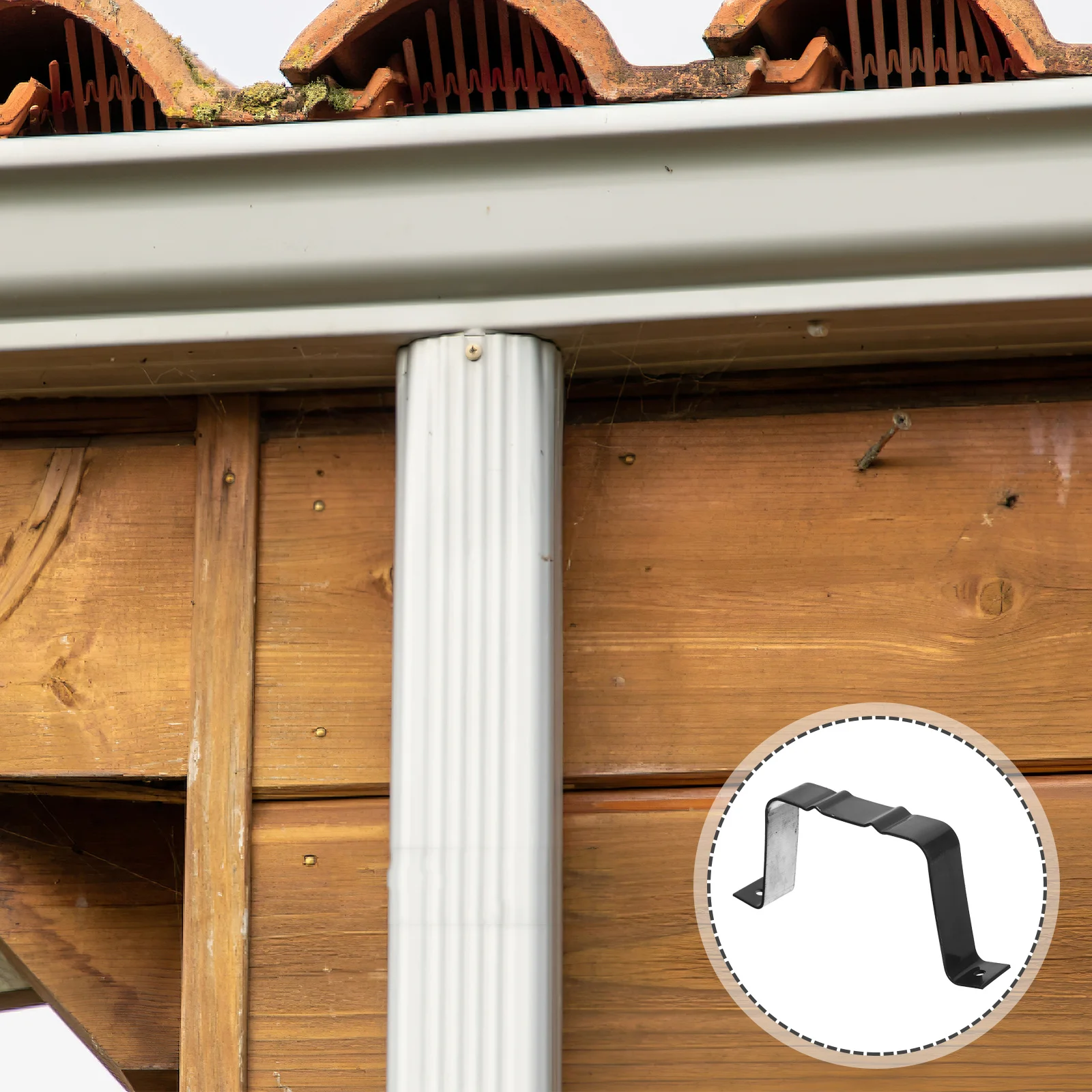 4Pcs Gutter Downspout Straps Aluminum Alloy Durable Hold Rain Gutter Downspout Strap Accessories Downpipe Strap
4Pcs Gutter Downspout Straps Aluminum Alloy Durable Hold Rain Gutter Downspout Strap Accessories Downpipe Strap