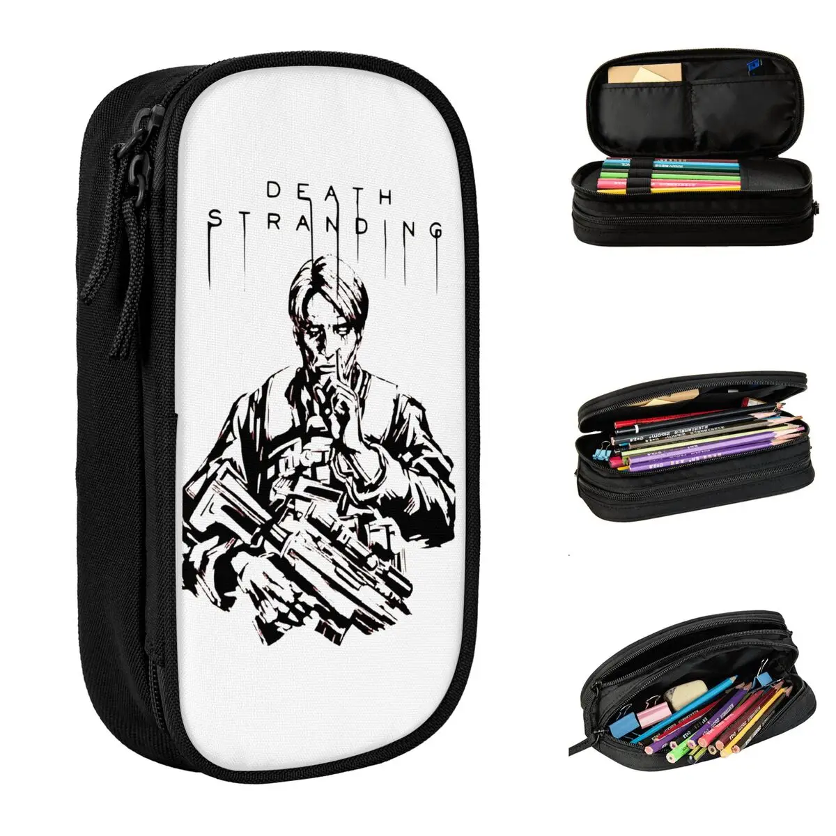Death Stranding Cliff Unger Pencil Cases New Pen Box Bag Student Large Storage School Supplies Cosmetic Pencilcases
Death Stranding Cliff Unger Pencil Cases New Pen Box Bag Student Large Storage School Supplies Cosmetic Pencilcases