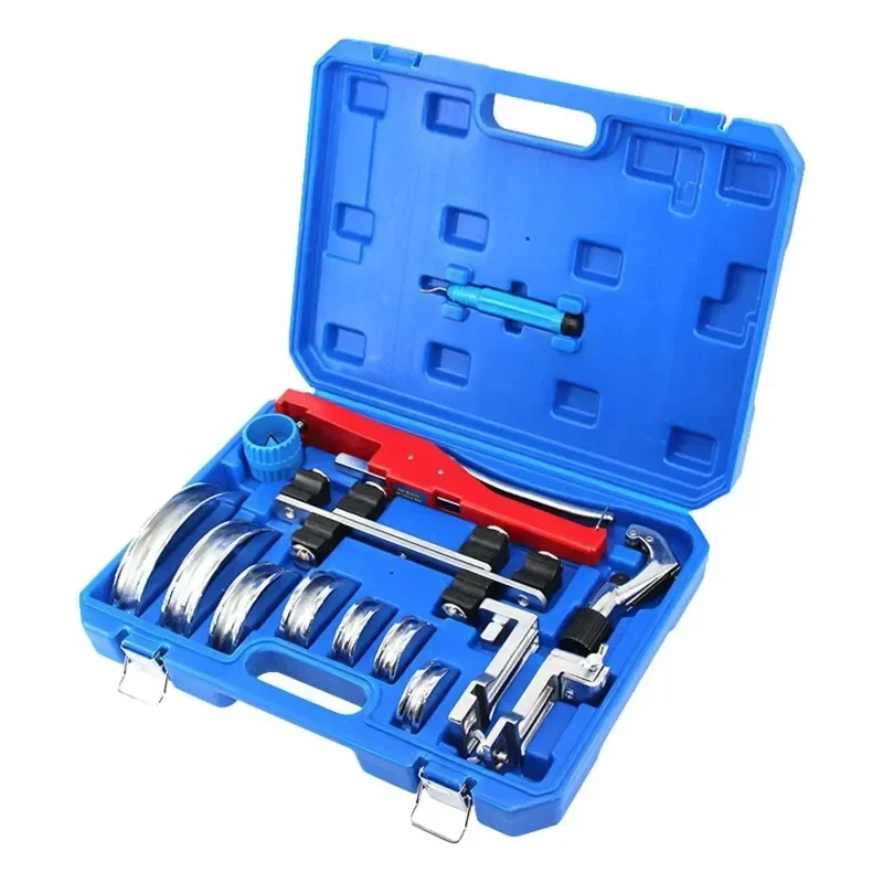 Copper Aluminum Tube Bender Ratcheting Pipe Tubing Blue Carrying Box Multipurpose 6-22mm Copper Aluminum Former Bending
Copper Aluminum Tube Bender Ratcheting Pipe Tubing Blue Carrying Box Multipurpose 6-22mm Copper Aluminum Former Bending