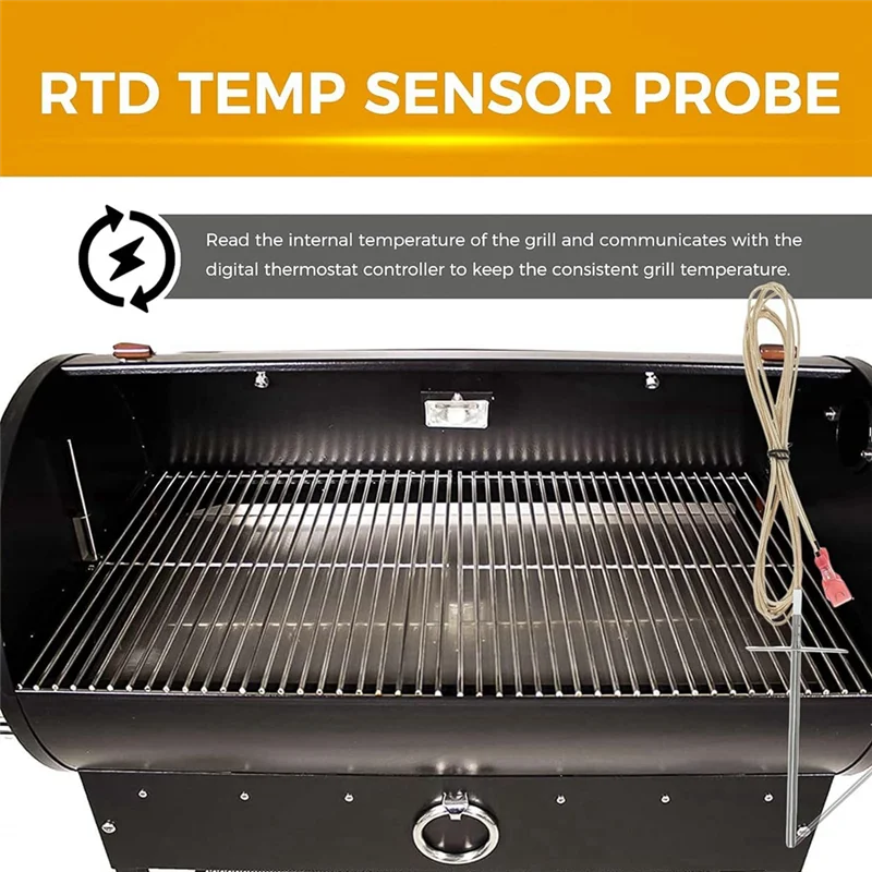 T19C 4Inch Temperature Probe,Small Temp Sensor Probe Replacement For Rec Tec,Recteq Wood Pellet Grills
T19C 4Inch Temperature Probe,Small Temp Sensor Probe Replacement For Rec Tec,Recteq Wood Pellet Grills