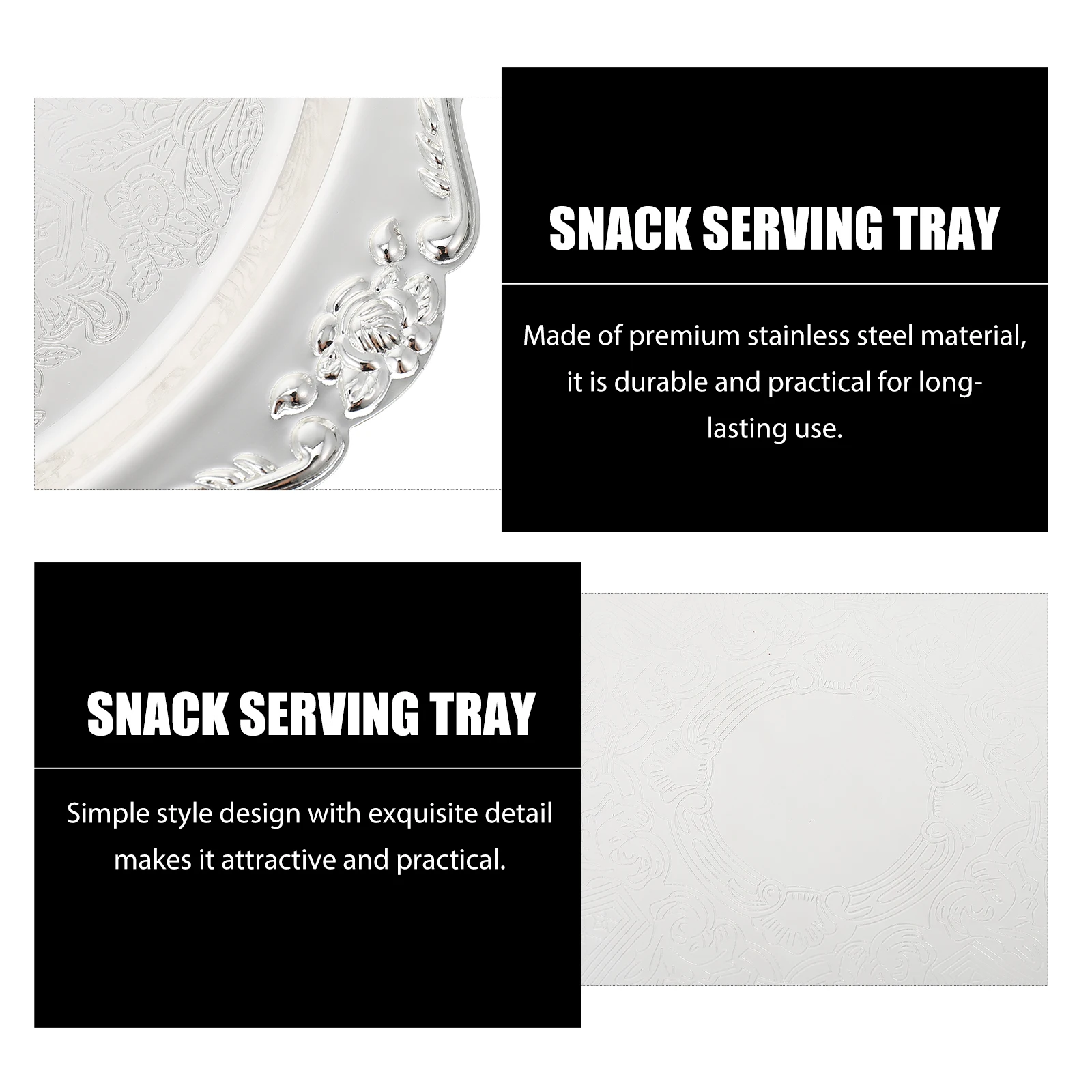 Stainless Steel Fruit Tray Premium Dessert Serving Tray for Snacks Candies Nuts Dry Fruit Storage Household Organizer Kitchen
Stainless Steel Fruit Tray Premium Dessert Serving Tray for Snacks Candies Nuts Dry Fruit Storage Household Organizer Kitchen