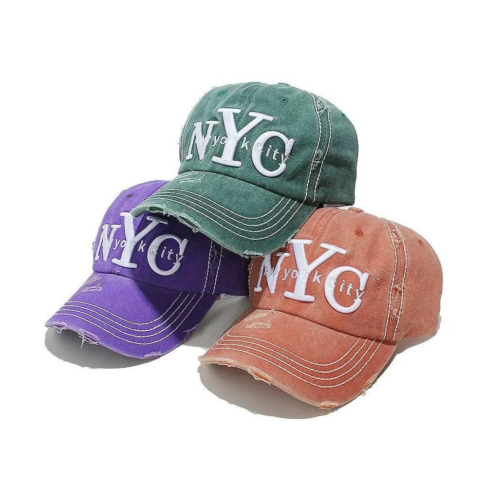 Apparel Accessories Embroidered Embroidery Baseball Cap NYC Retro Letter Baseball Hat Sunscreen Hat Hole Sun Hat Spring Summer
Apparel Accessories Embroidered Embroidery Baseball Cap NYC Retro Letter Baseball Hat Sunscreen Hat Hole Sun Hat Spring Summer