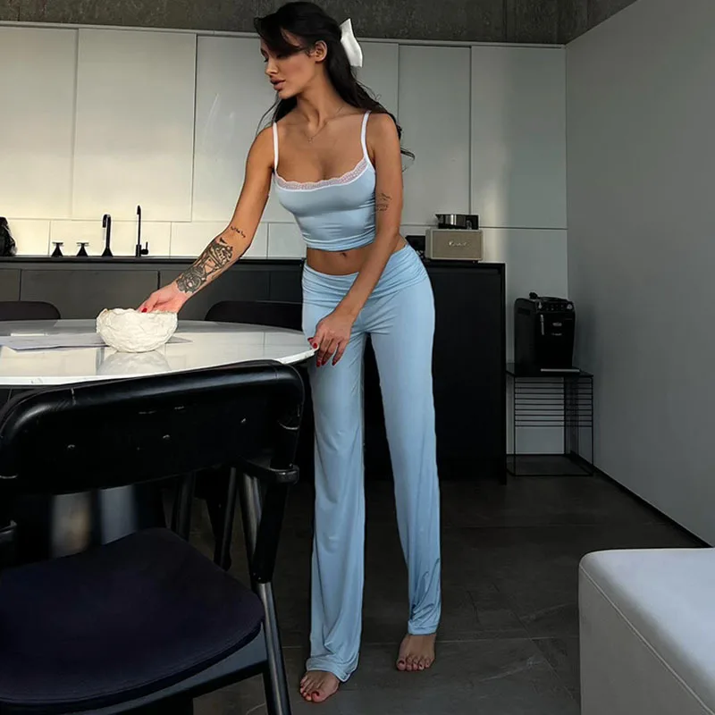 Apprabant, сексуальный повседневный комплект с кружевными краями, открытая майка с открытой пупкой, топы без рукавов и открытой спины, весна-лето 2021, брючный костюм для йоги
Apprabant, сексуальный повседневный комплект с кружевными краями, открытая майка с открытой пупкой, топы без рукавов и открытой спины, весна-лето 2021, брючный костюм для йоги