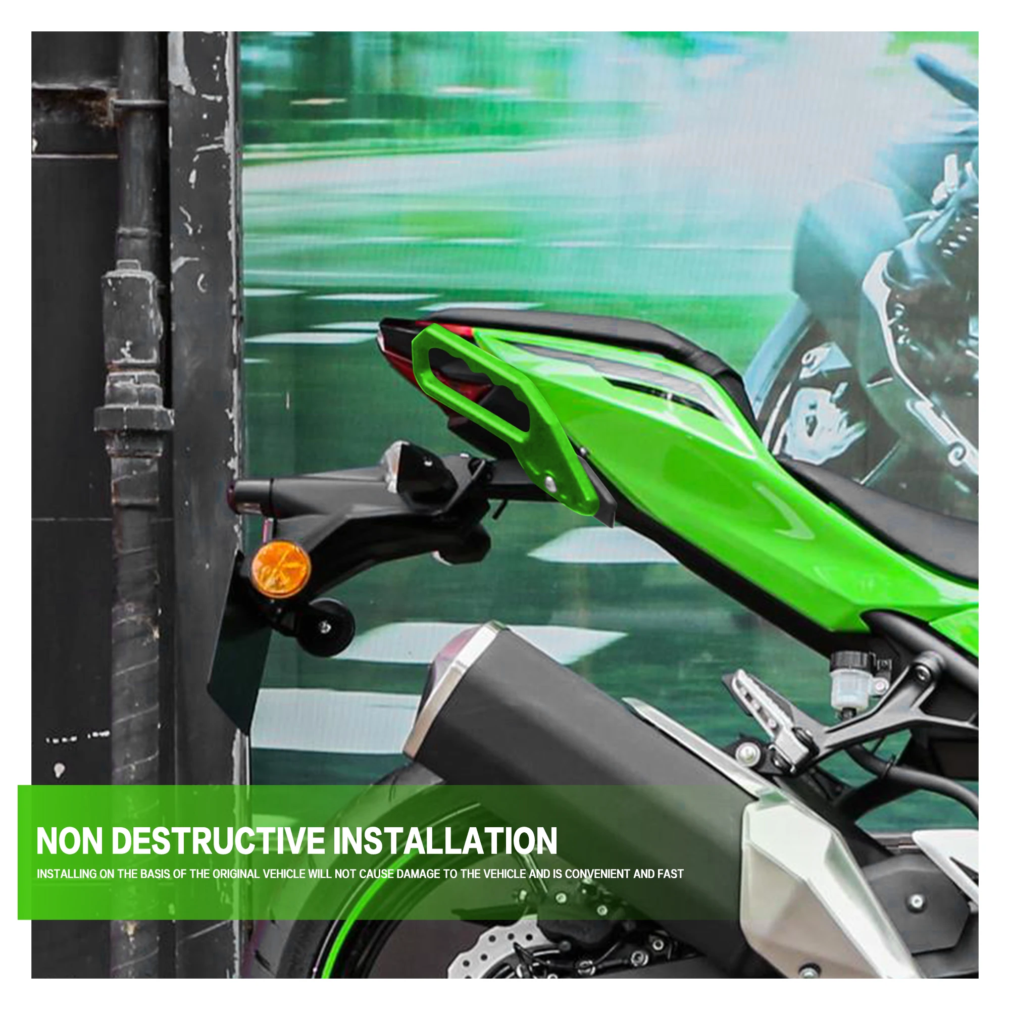 Для мотоциклов Kawasaki NINJA400 Z400 2018-2025: Модифицированное заднее крыло, задний поручень, подлокотник для Ninja 400
Для мотоциклов Kawasaki NINJA400 Z400 2018-2025: Модифицированное заднее крыло, задний поручень, подлокотник для Ninja 400