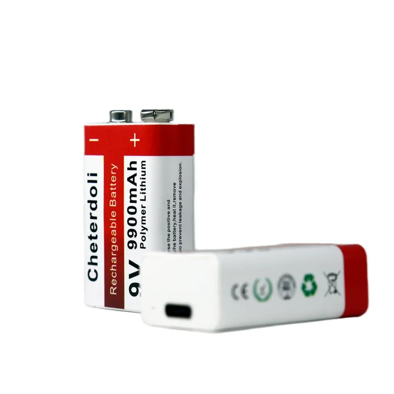 9V USB Rechargeable 6F22 Lithium Battery 9V Battery for Metal Detector Battery RC Helicopter Model Microphone Toy Type-c
9V USB Rechargeable 6F22 Lithium Battery 9V Battery for Metal Detector Battery RC Helicopter Model Microphone Toy Type-c