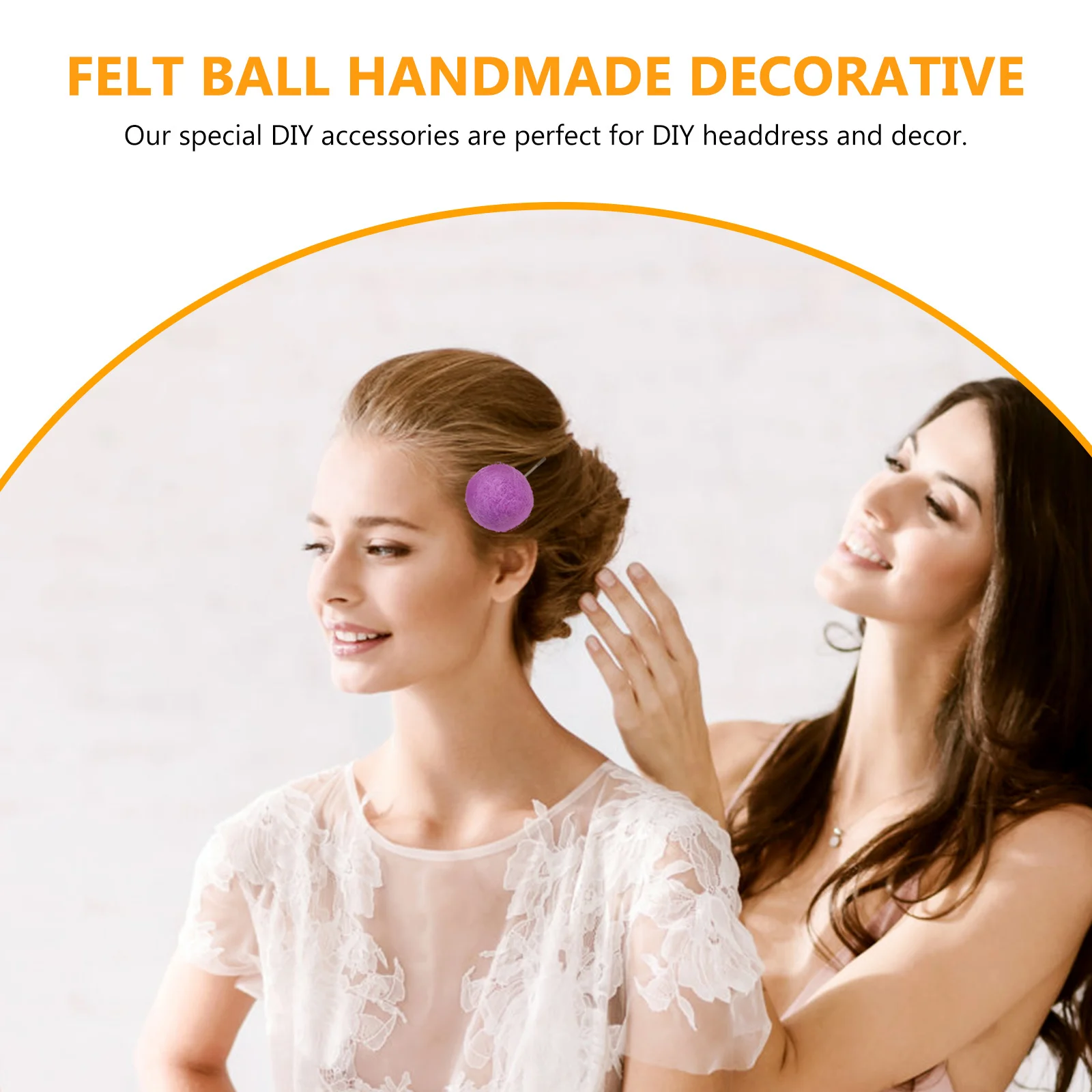 100Pcs DIY Wool Felt Balls Handmade Cloth Decor Materials Bright Colorful Felt Balls for Hairpin Brooch DIY Crafts
100Pcs DIY Wool Felt Balls Handmade Cloth Decor Materials Bright Colorful Felt Balls for Hairpin Brooch DIY Crafts