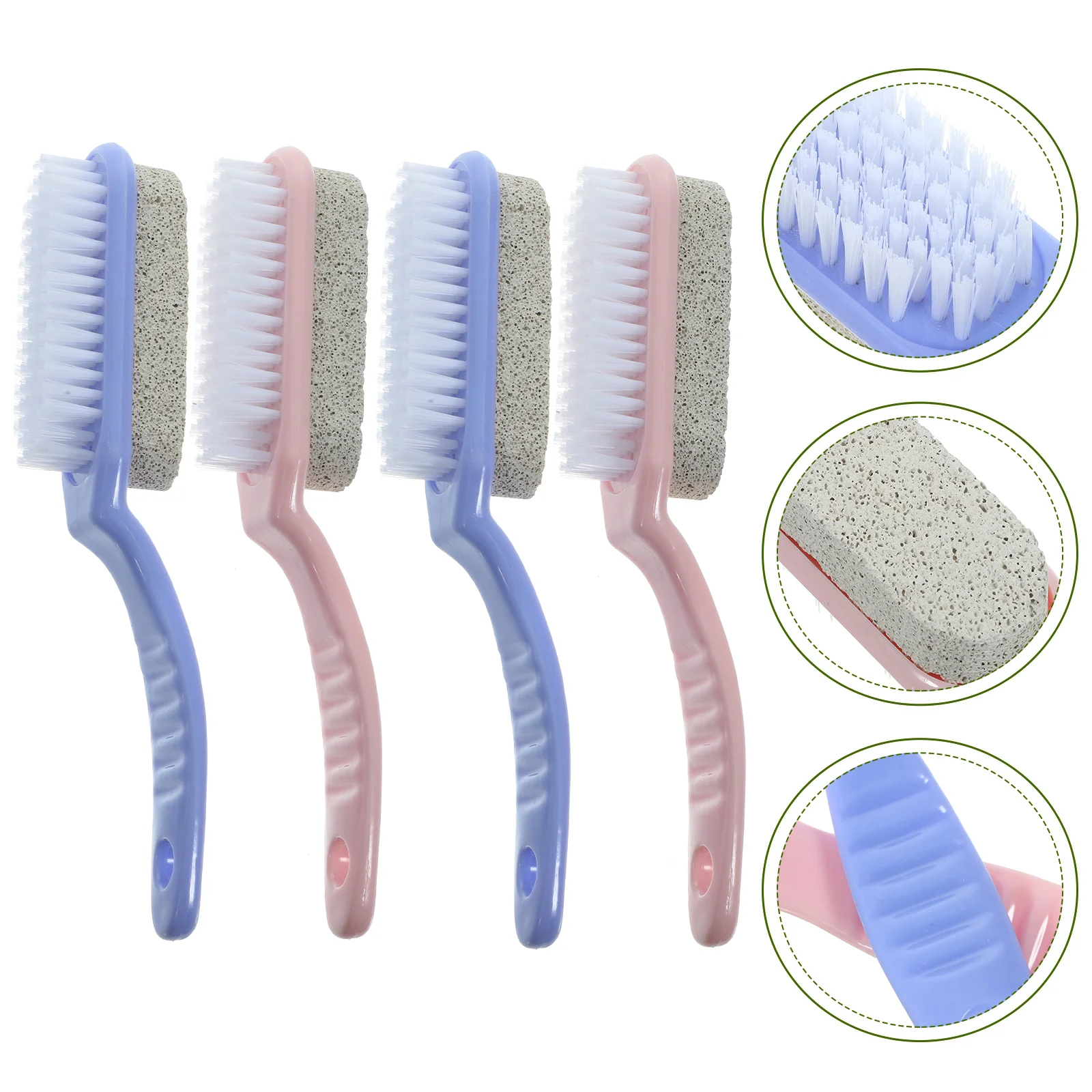 4Pcs Nail Brush Cleaner Ergonomic Long Handle Double Sided Nail Dust Brush for Fingernail Toenail Foot Callus Dead Skin Remover
4Pcs Nail Brush Cleaner Ergonomic Long Handle Double Sided Nail Dust Brush for Fingernail Toenail Foot Callus Dead Skin Remover