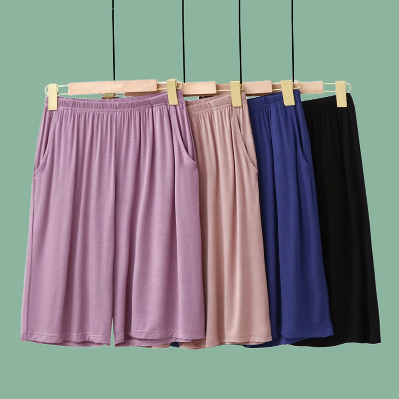 Женские модальные однотонные летние тонкие свободные брюки пять четвертей, домашние брюки большого размера, спортивные широкие повседневные брюки
Женские модальные однотонные летние тонкие свободные брюки пять четвертей, домашние брюки большого размера, спортивные широкие повседневные брюки