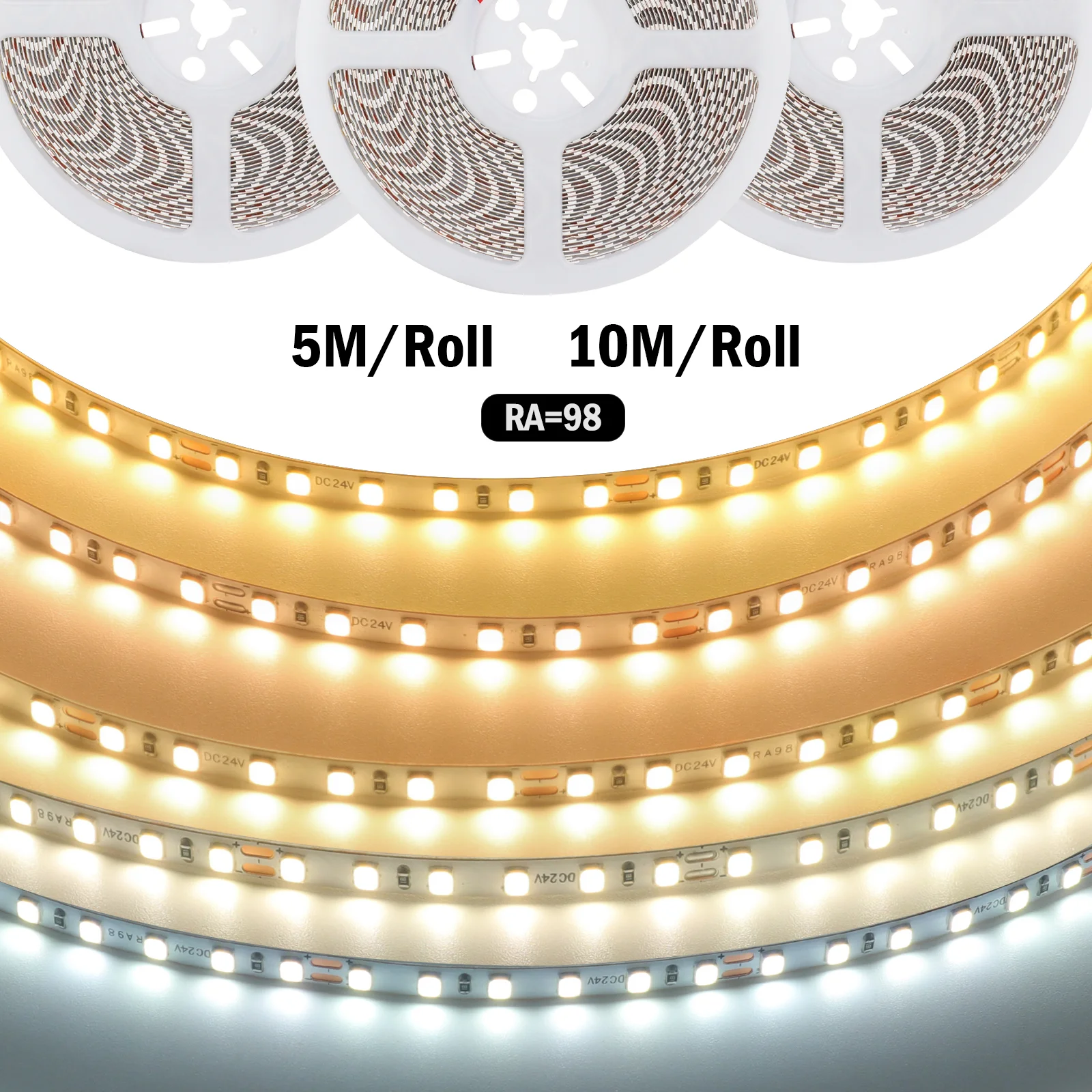 Светодиодная лента 24 В SMD 2835 5M 10M Светодиодная лента 120LED/M RA98 2700K 3500K 4000K 5000K 6000K Гибкая лента для домашнего декора
Светодиодная лента 24 В SMD 2835 5M 10M Светодиодная лента 120LED/M RA98 2700K 3500K 4000K 5000K 6000K Гибкая лента для домашнего декора