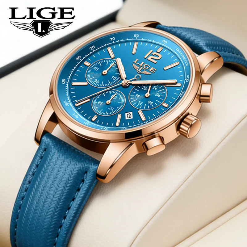 Luxury LIGE 2026 Brand Watches Men Fashion Casual Quartz Wristwatches 30M Waterproof Luminous Chronograph Mens Watch Gifts Reloj
Luxury LIGE 2026 Brand Watches Men Fashion Casual Quartz Wristwatches 30M Waterproof Luminous Chronograph Mens Watch Gifts Reloj