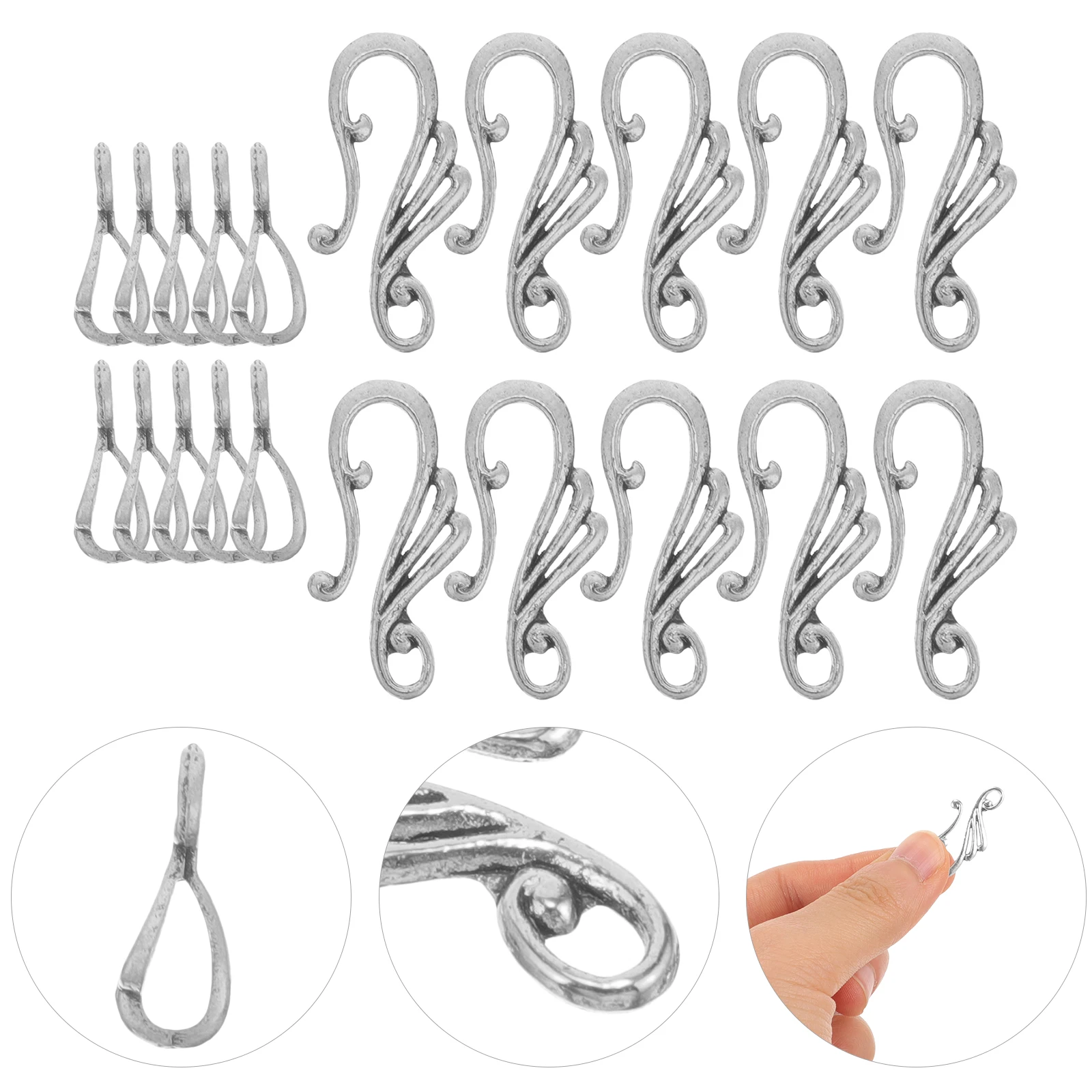 10 Sets DIY Earrings Hooks Musical Note Toggle Clasps Zinc Alloy Jewelry Making Supplies Lightweight Compact Storage
10 Sets DIY Earrings Hooks Musical Note Toggle Clasps Zinc Alloy Jewelry Making Supplies Lightweight Compact Storage