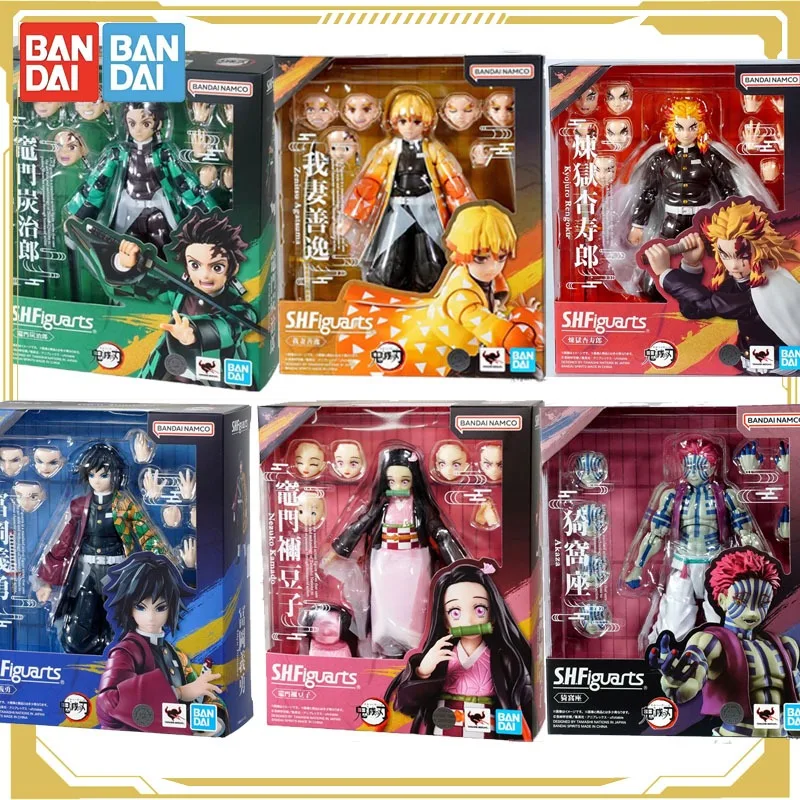 Bandai Original Demon Slayer Anime Figure S.H.Figuarts Tanjirou Zenitsu Nezuko Action Figure Toys for Boys Girls Kids Gift
Bandai Original Demon Slayer Anime Figure S.H.Figuarts Tanjirou Zenitsu Nezuko Action Figure Toys for Boys Girls Kids Gift