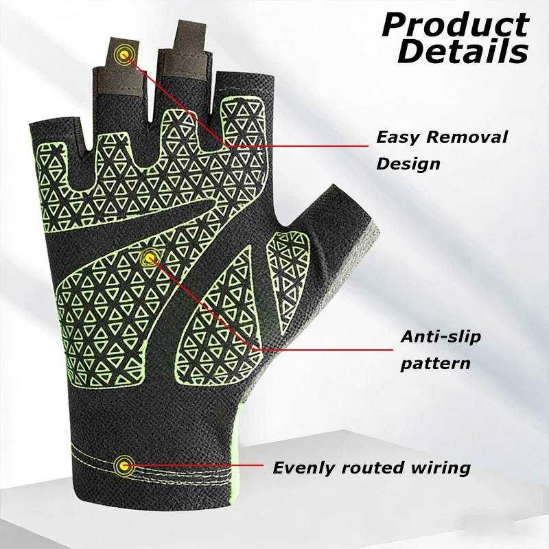 Half Finger Cycling Gloves Anti-Slip Breathable Short Finger Workout Gloves for Outdoor Sports Fitness Biking Driving Gear
Half Finger Cycling Gloves Anti-Slip Breathable Short Finger Workout Gloves for Outdoor Sports Fitness Biking Driving Gear