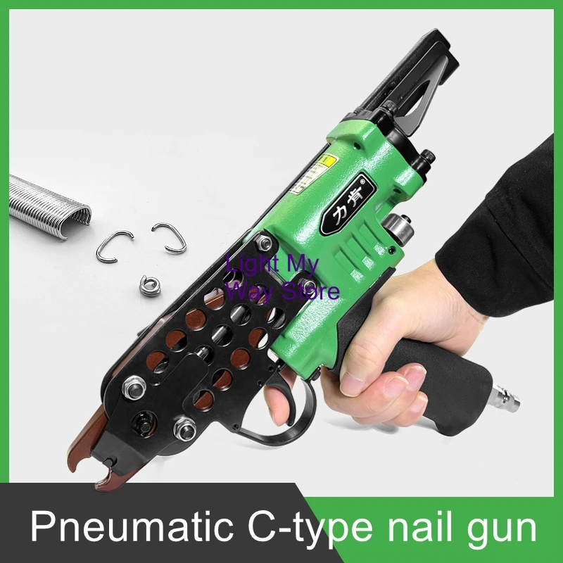 Type C Gun 760 Chicken Cage Rabbit Cage Pigeon Cage Binding Gun 7C Sofa Rockery Pneumatic Nail Gun Binding C Nail Gun
Type C Gun 760 Chicken Cage Rabbit Cage Pigeon Cage Binding Gun 7C Sofa Rockery Pneumatic Nail Gun Binding C Nail Gun