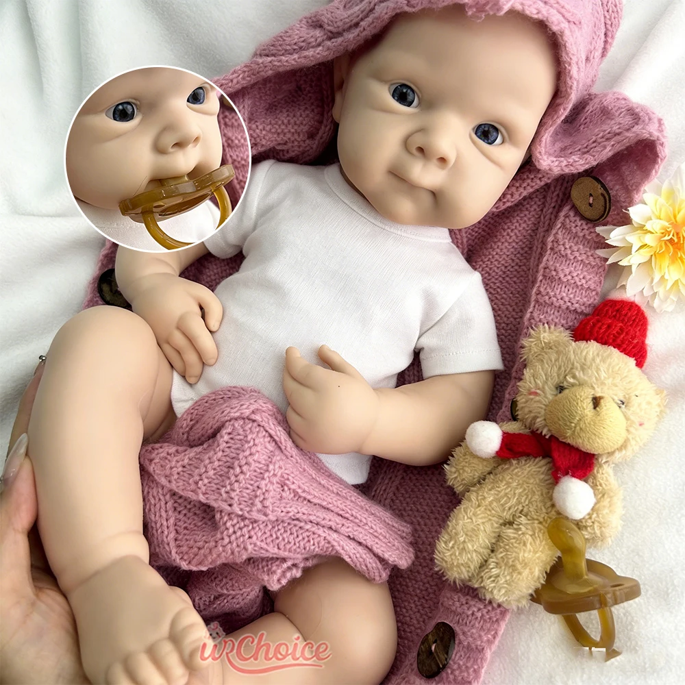 20-дюймовая кукла-реборн девочка с гибкими конечностями, полностью силиконовая, с открывающимся ртом, реалистичная, с эффектом веса новорожденного, для фотостудий
20-дюймовая кукла-реборн девочка с гибкими конечностями, полностью силиконовая, с открывающимся ртом, реалистичная, с эффектом веса новорожденного, для фотостудий