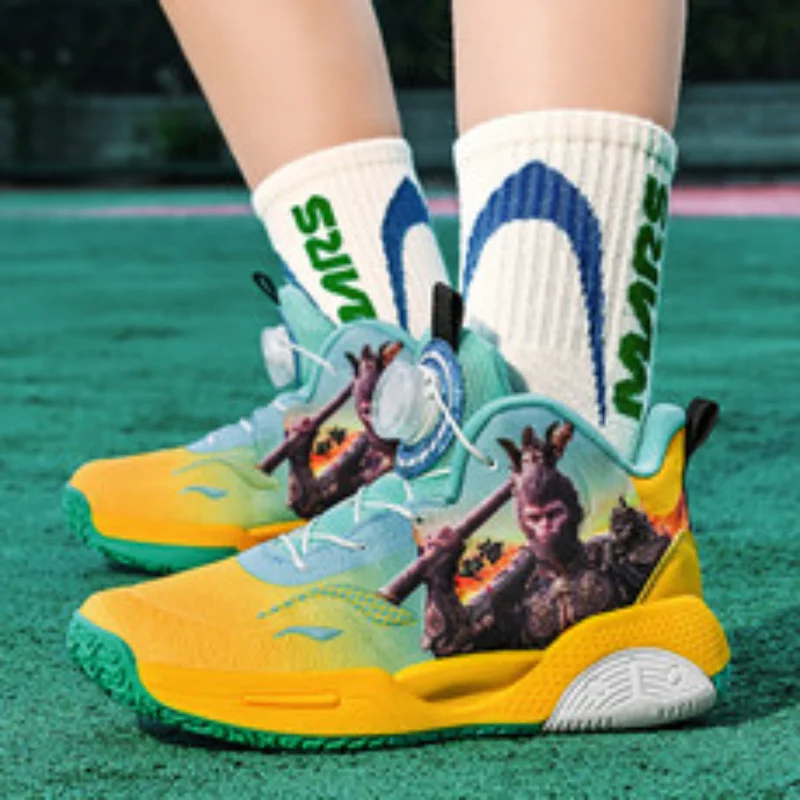 2025 spring new black myth Wukong net surface breathable children's basketball shoes kids sneakers
2025 spring new black myth Wukong net surface breathable children's basketball shoes kids sneakers