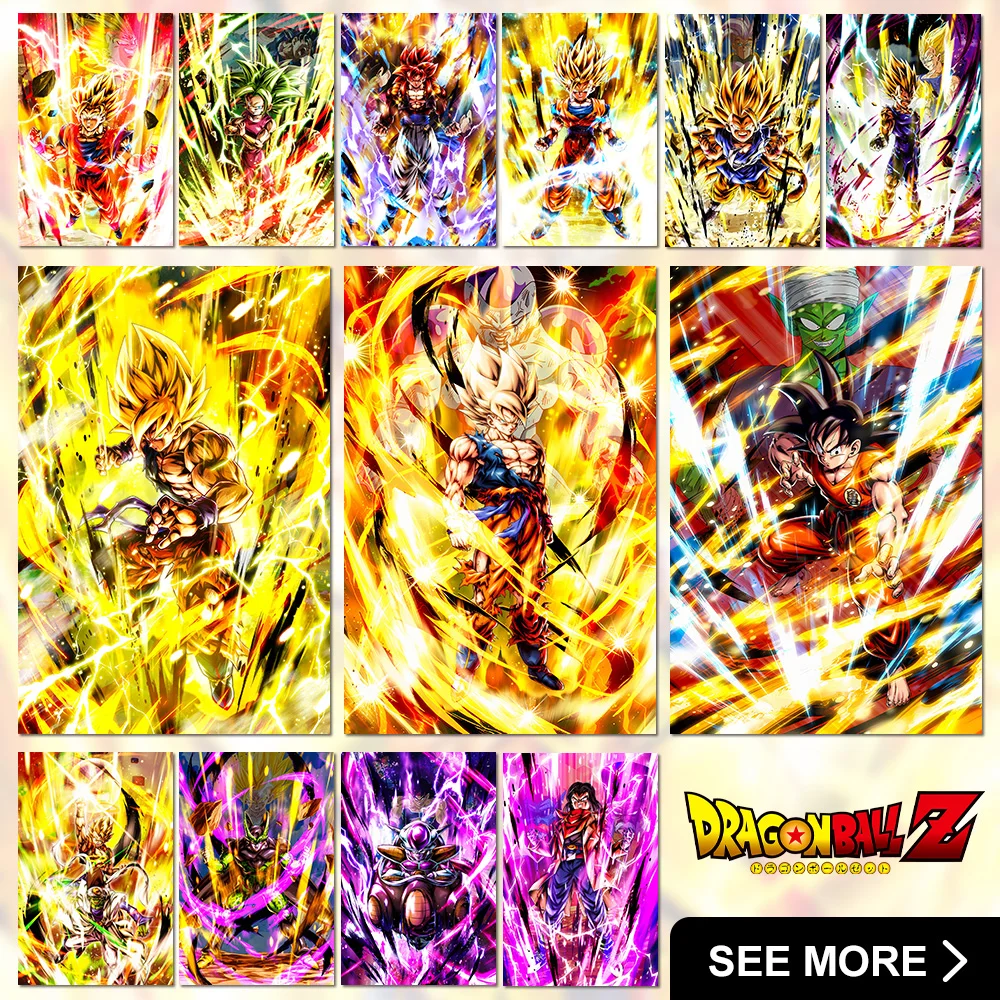 Dragon Ball Poster Anime Wall Art Super Saiyan Goku Pictures Majin Vegeta Home Decor Frieza Canvas Paintings No Frame Wallpaper
Dragon Ball Poster Anime Wall Art Super Saiyan Goku Pictures Majin Vegeta Home Decor Frieza Canvas Paintings No Frame Wallpaper
