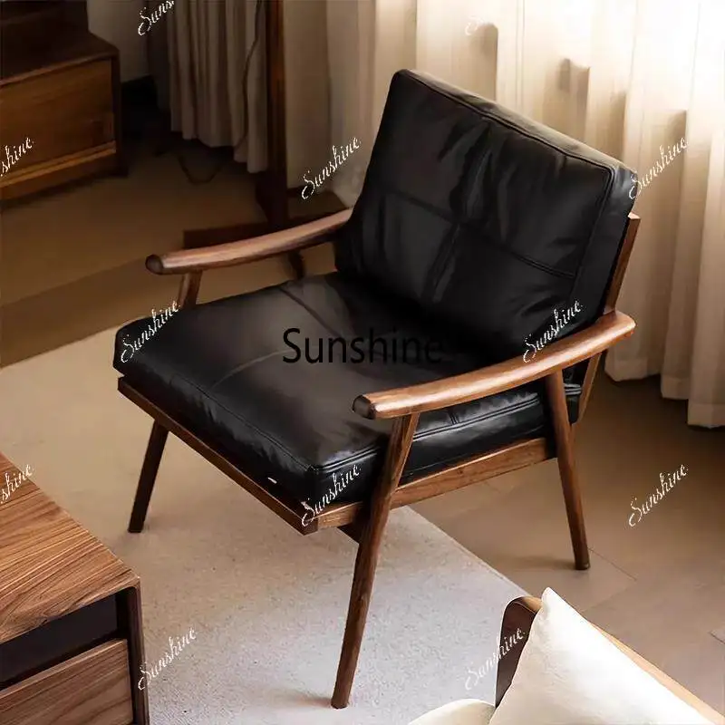 Nordic solid wood single sofa chair living room armchair casual single chair
Nordic solid wood single sofa chair living room armchair casual single chair
