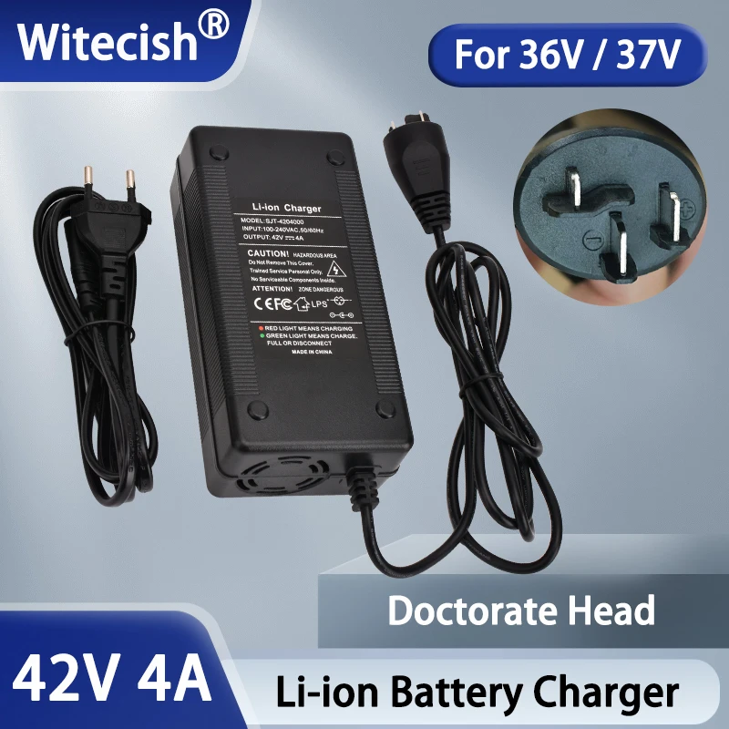 42V 2A 4A High quality Charger For 10S 36V Doctorate Head Active/Performance Line E-Bike Battery Adapter
42V 2A 4A High quality Charger For 10S 36V Doctorate Head Active/Performance Line E-Bike Battery Adapter