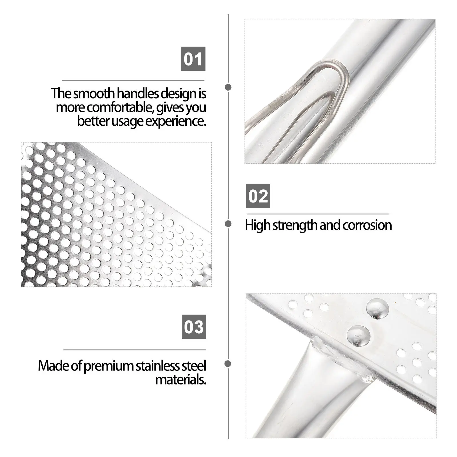 1 шт. Шумовка для жира из нержавеющей стали с длинной ручкой, сетчатый фильтр-дуршлаг для масла, кухонный гаджет для жарки продуктов
1 шт. Шумовка для жира из нержавеющей стали с длинной ручкой, сетчатый фильтр-дуршлаг для масла, кухонный гаджет для жарки продуктов