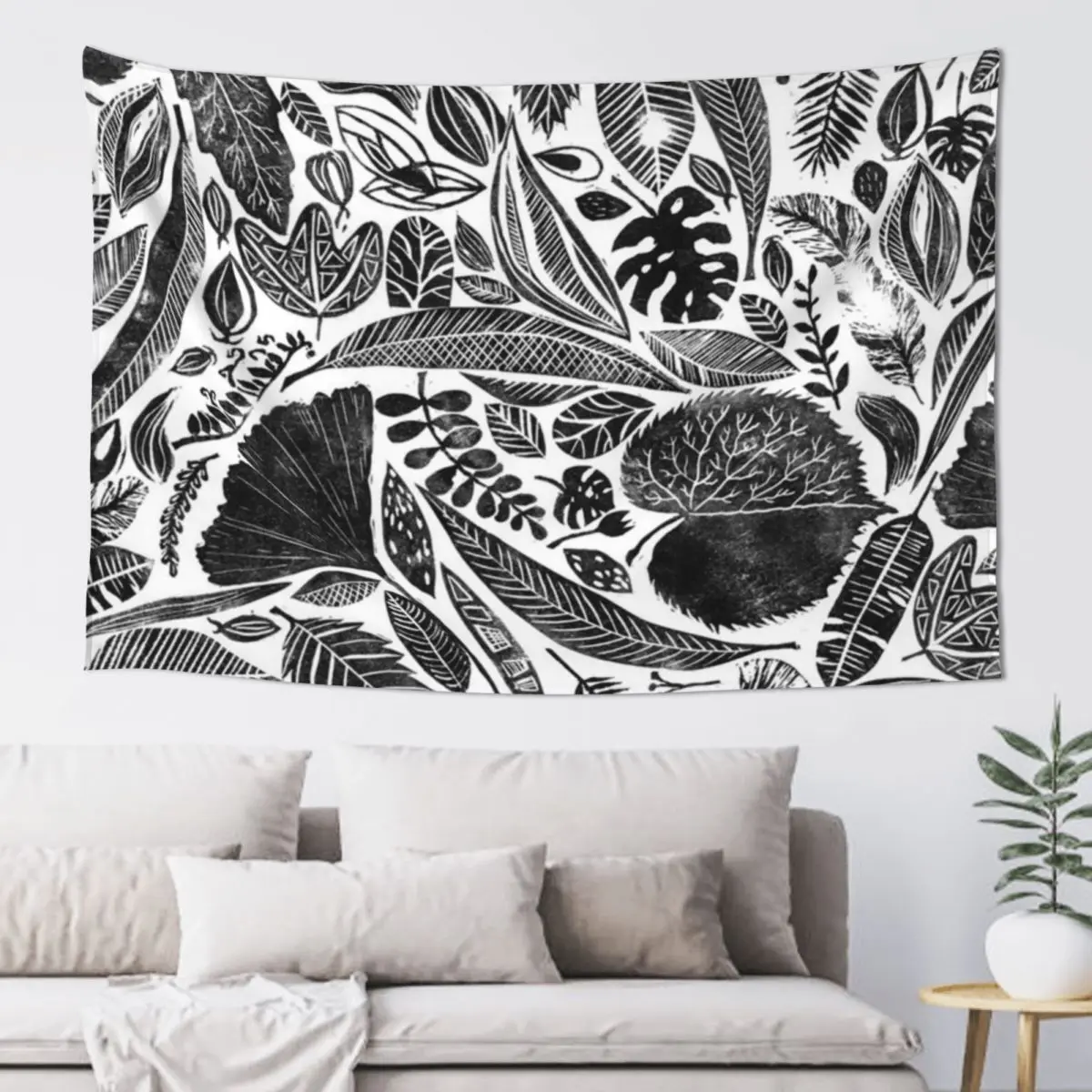 Mixed leaves, Lino cut printed nature inspired hand printed pattern Tapestry Aesthetic Home Decor Tapestry
Mixed leaves, Lino cut printed nature inspired hand printed pattern Tapestry Aesthetic Home Decor Tapestry