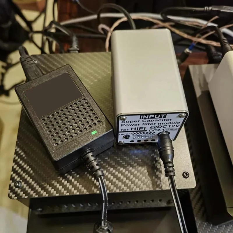 Версия 12V3F Фильтр мощности DC2.1 Входной выход Подходит для Hi-Fi аудио-видеоуборудования Усилитель-ELEC
Версия 12V3F Фильтр мощности DC2.1 Входной выход Подходит для Hi-Fi аудио-видеоуборудования Усилитель-ELEC