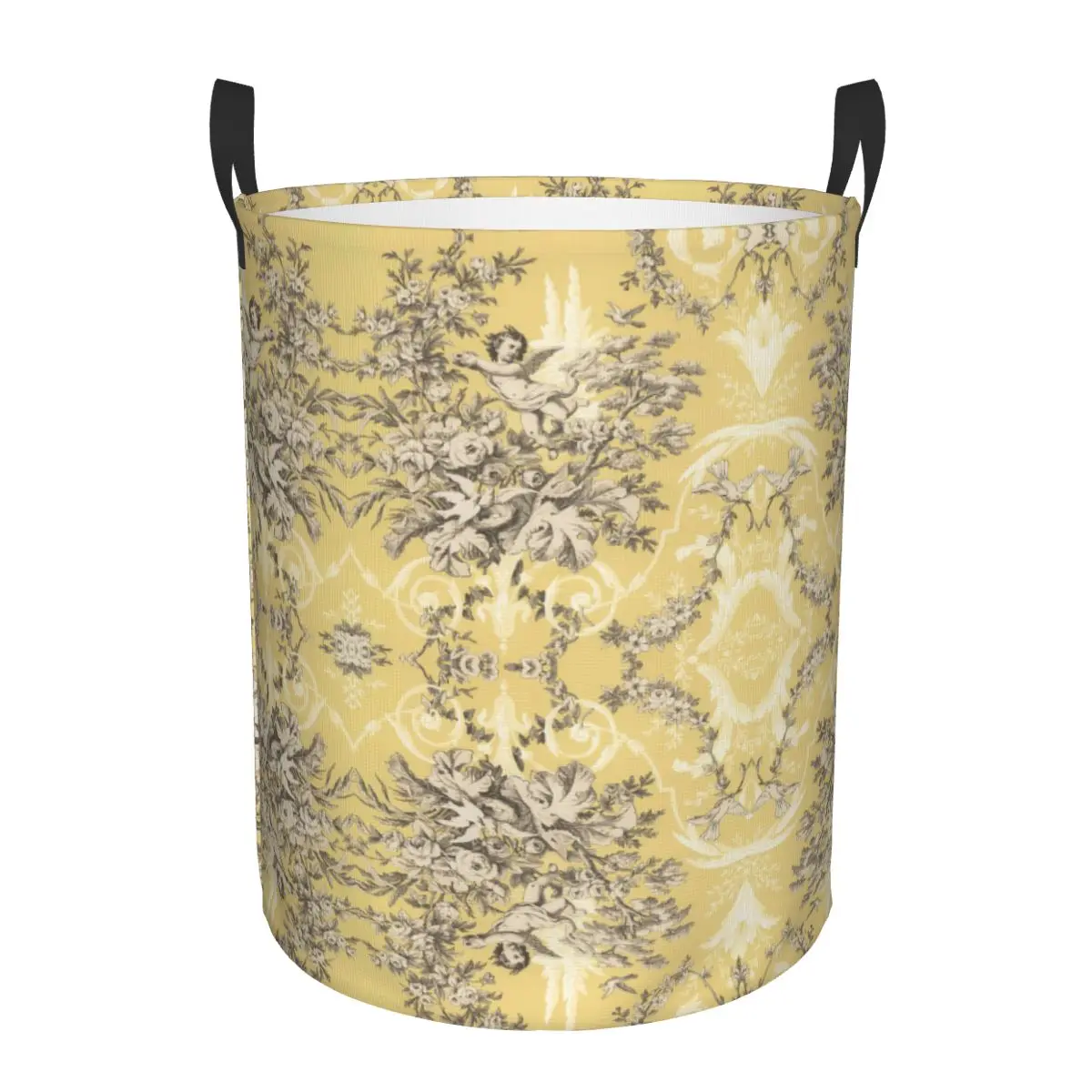 Пользовательская корзина для белья Toile De Jouy с золотым цветком, большая корзина для хранения, классический узор, органайзер для игрушек для девочек и мальчиков
Пользовательская корзина для белья Toile De Jouy с золотым цветком, большая корзина для хранения, классический узор, органайзер для игрушек для девочек и мальчиков