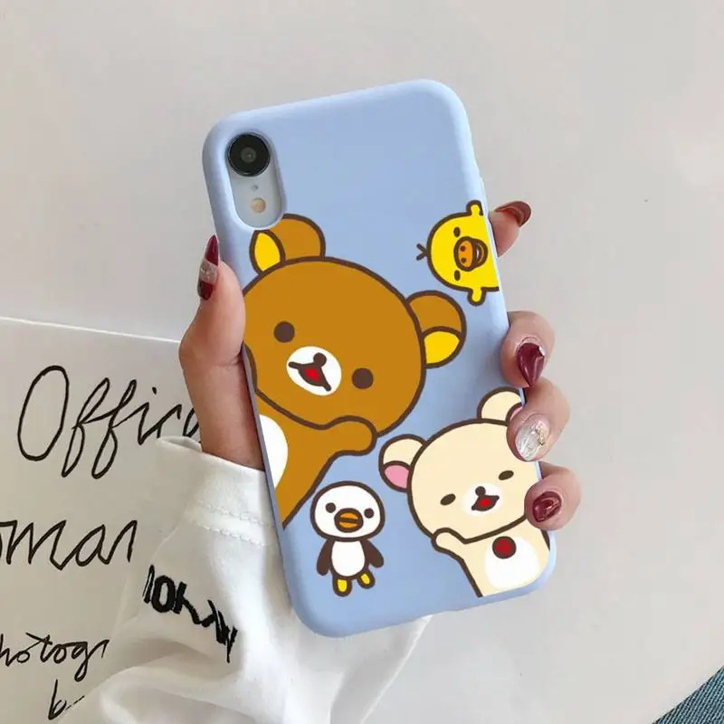 Rilakkuma Kawaii Phone Case for iPhone 14 11 12 13 Mini Pro Xs Max 8 7 6 6S Plus X XR Solid Candy Color Case
Rilakkuma Kawaii Phone Case for iPhone 14 11 12 13 Mini Pro Xs Max 8 7 6 6S Plus X XR Solid Candy Color Case