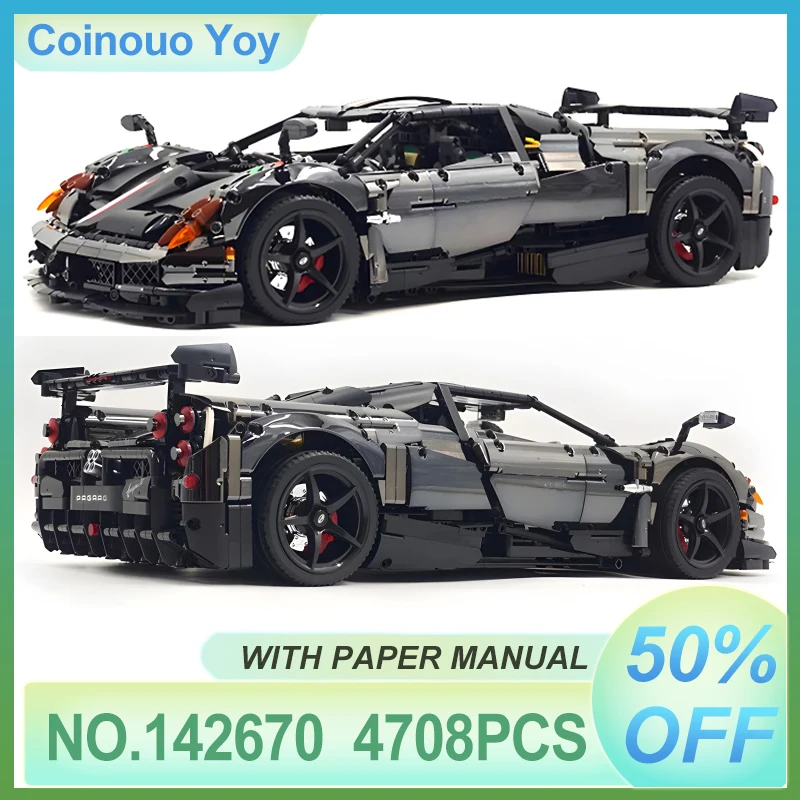 Новый 142670 MOC, технический 1:8, спортивный автомобиль, строительные блоки, модель суперкара, кирпичи, сборка игрушек «сделай сам», подарок на день рождения для мальчиков, детский набор
Новый 142670 MOC, технический 1:8, спортивный автомобиль, строительные блоки, модель суперкара, кирпичи, сборка игрушек «сделай сам», подарок на день рождения для мальчиков, детский набор