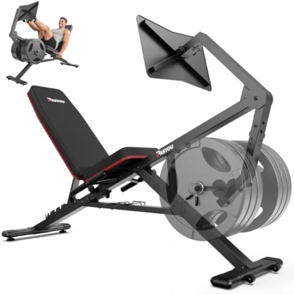 Heavy Duty Leg Press Machine Home Gym Adjustable Foot Plate Weight Bench Glutes Quads Hamstrings Compact Lower Body Strength Set
Heavy Duty Leg Press Machine Home Gym Adjustable Foot Plate Weight Bench Glutes Quads Hamstrings Compact Lower Body Strength Set