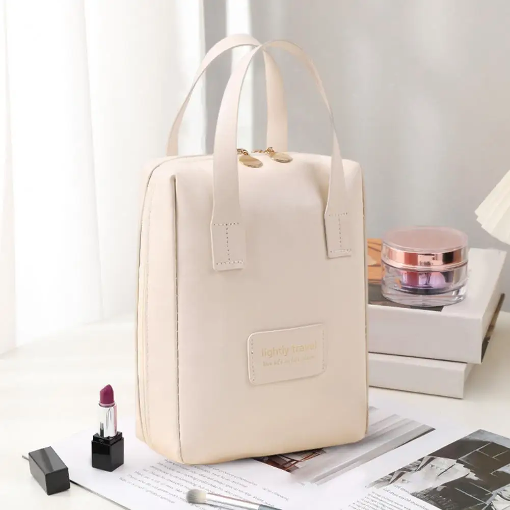 Opening Makeup Organizer Portable Travel Cosmetic Bag with Capacity Waterproof Organizer for Toiletries Makeup Ideal for Home
Opening Makeup Organizer Portable Travel Cosmetic Bag with Capacity Waterproof Organizer for Toiletries Makeup Ideal for Home