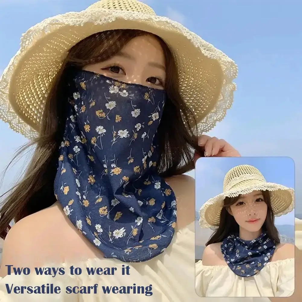 For Outdoor Cycling Hiking Floral Print UV Protection Neck Gaiter Ear Loops, Lightweight Breathable Polyester Face Scarf
For Outdoor Cycling Hiking Floral Print UV Protection Neck Gaiter Ear Loops, Lightweight Breathable Polyester Face Scarf