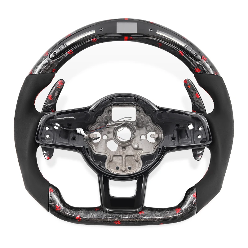 Red Forged Carbon Style Steering Wheel for Volkswagen VW Golf MK7 MK6 MK5 MK4 Passat Jetta Touareg Phaeton Tiguan Magotan Polo 
Red Forged Carbon Style Steering Wheel for Volkswagen VW Golf MK7 MK6 MK5 MK4 Passat Jetta Touareg Phaeton Tiguan Magotan Polo