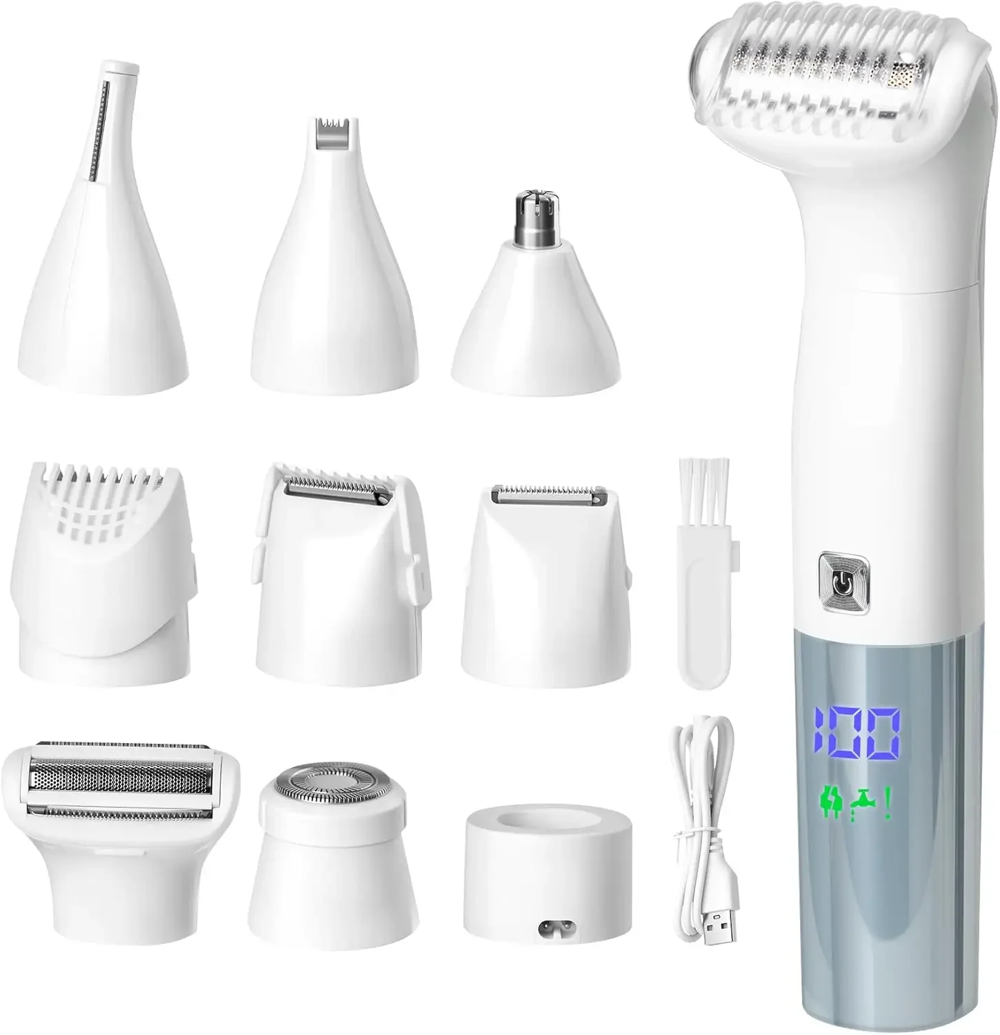 6-in-1 Hair Removal Device, Female Hair Removal Device, Painless Body Hair Trimmer, Suitable for All-Round Hair Removal on the f
6-in-1 Hair Removal Device, Female Hair Removal Device, Painless Body Hair Trimmer, Suitable for All-Round Hair Removal on the f