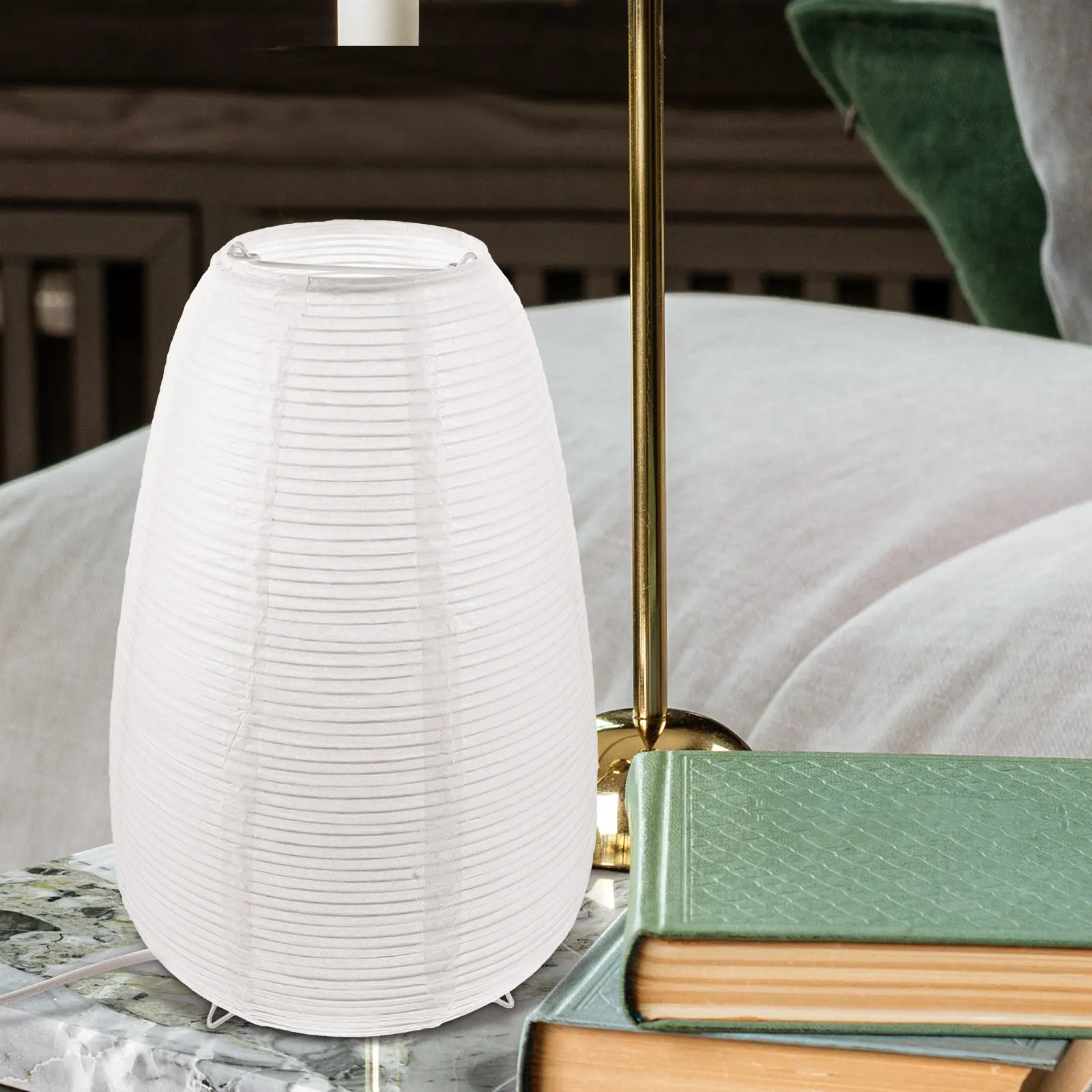 Paper Lantern Desk Lamp with Soothing Warm Light Ideal for Study Work Nursery Bedroom Nightstand Bedside Table Plug
Paper Lantern Desk Lamp with Soothing Warm Light Ideal for Study Work Nursery Bedroom Nightstand Bedside Table Plug