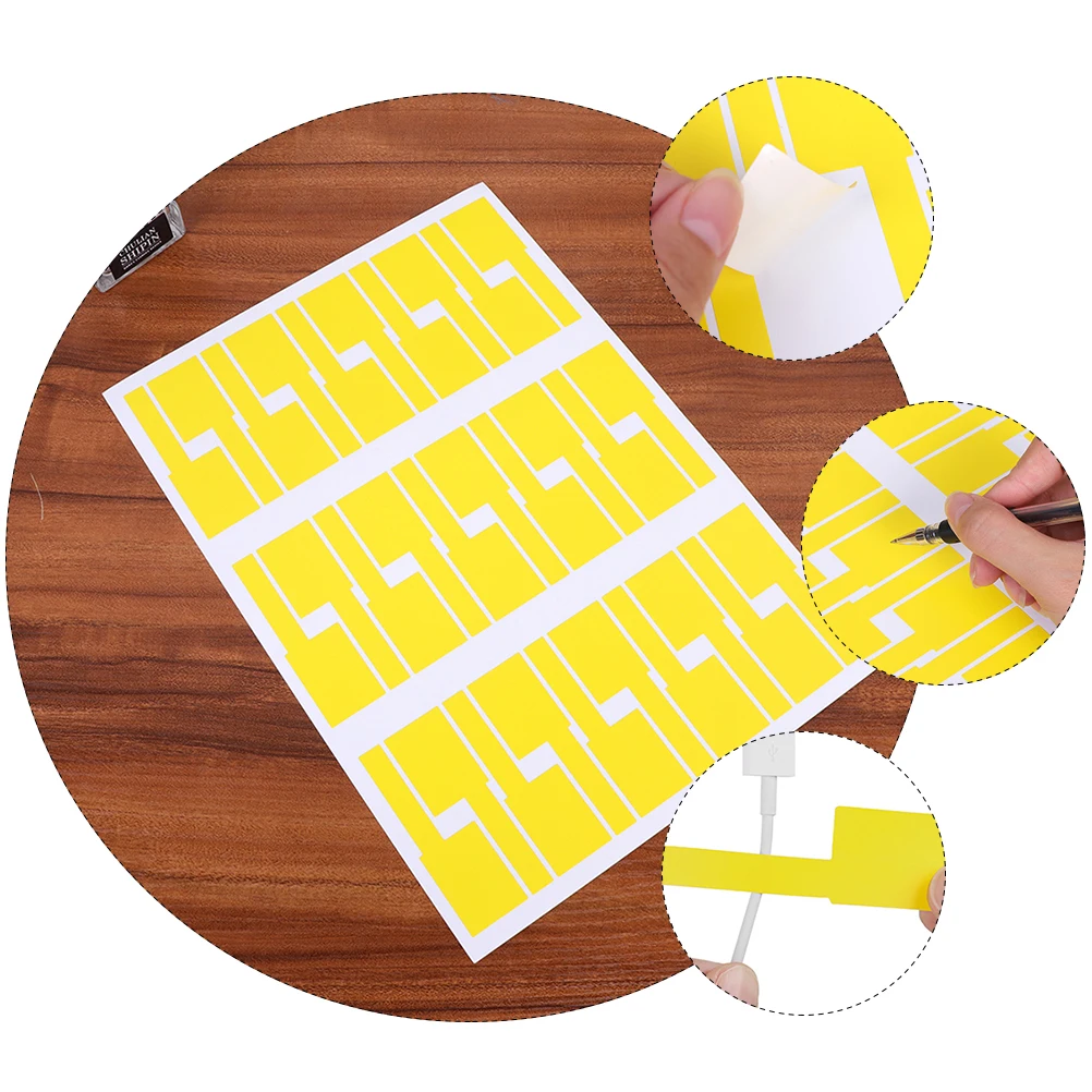 10pcs Multicolor Label Tags Stickers Waterproof Tear Resistant Grease Proof Identification Markers For Cable Management
10pcs Multicolor Label Tags Stickers Waterproof Tear Resistant Grease Proof Identification Markers For Cable Management