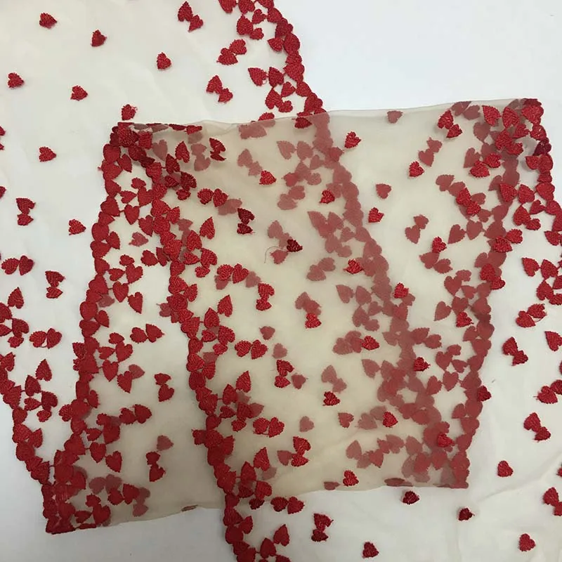 1lot/20Y 27cm Hearts Two Sides Embroidered Lace Trim Mesh Underwear Bra Lingerie Dress Garment Sewing Trimming Dark Red Fabric
1lot/20Y 27cm Hearts Two Sides Embroidered Lace Trim Mesh Underwear Bra Lingerie Dress Garment Sewing Trimming Dark Red Fabric