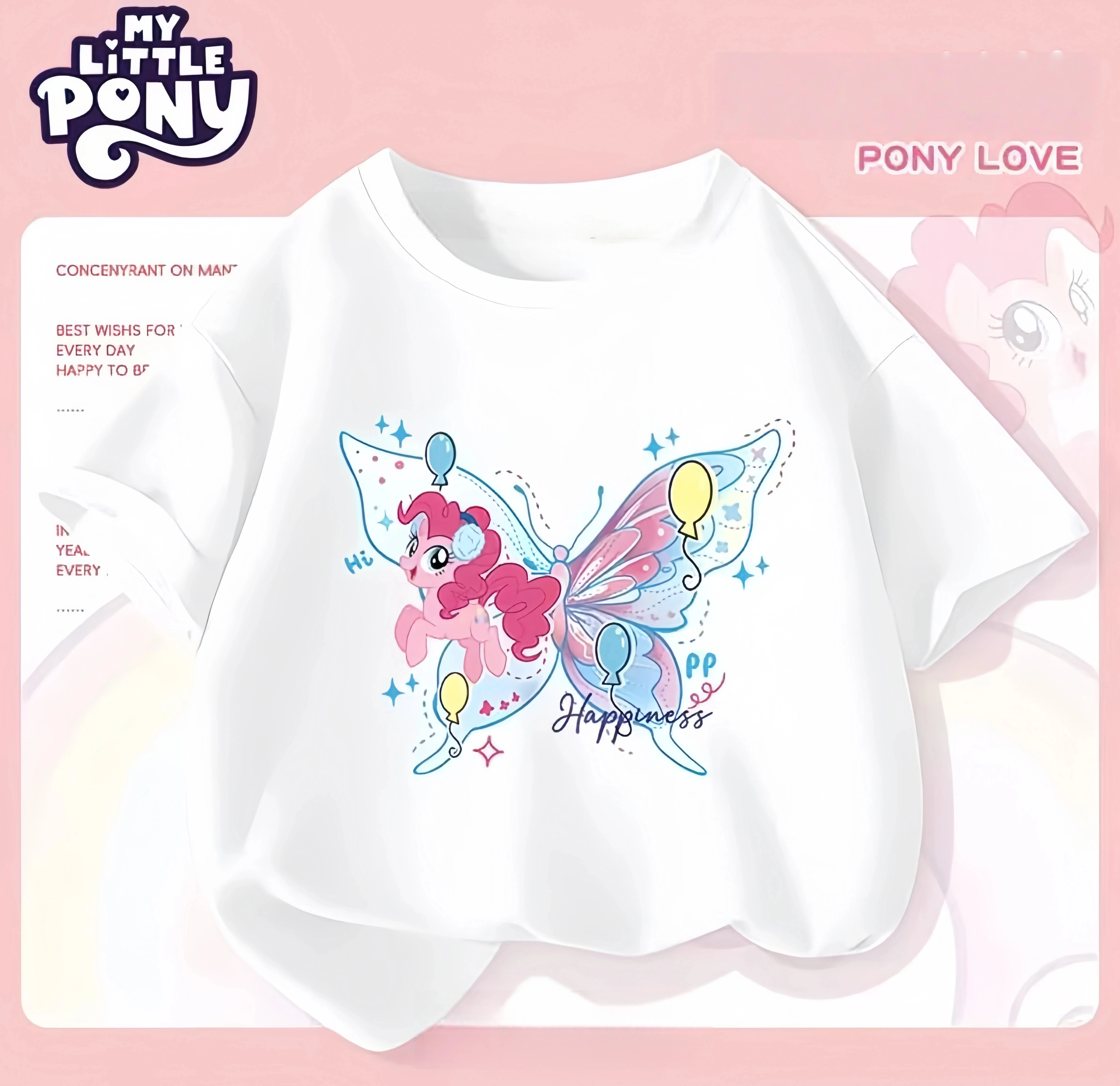 2026 2026 new Summer My Little Pony Anime Graphic Cotton Printed Hasbro Brand Children and Unisex Loose Casual Breathable
2026 2026 new Summer My Little Pony Anime Graphic Cotton Printed Hasbro Brand Children and Unisex Loose Casual Breathable