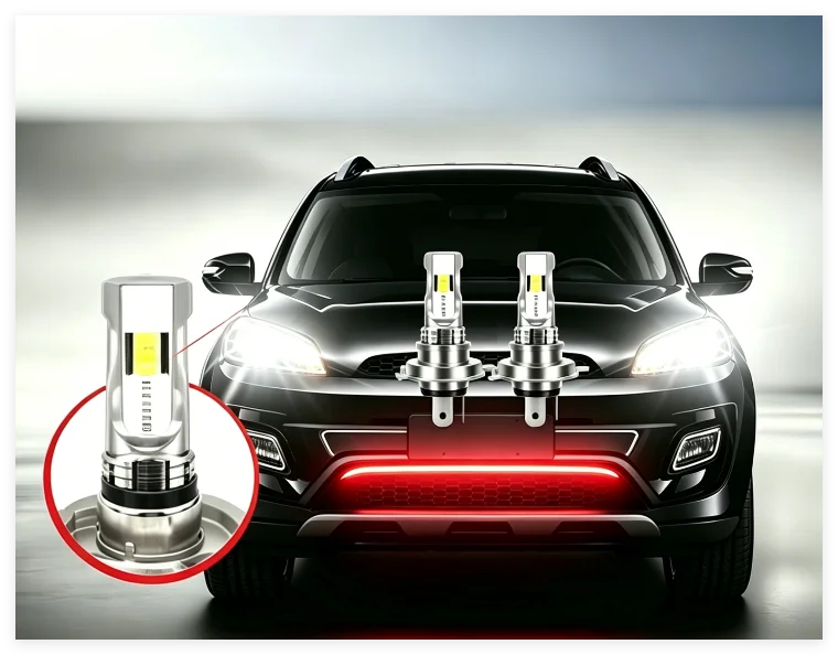 2Pcs H7 LED Bulbs H4 H1 H3 Car Headlight High Power Auto Lights Wireless Mini Turbo Fog Lamps Plug&Play LED Headlamp 12V 6000K
2Pcs H7 LED Bulbs H4 H1 H3 Car Headlight High Power Auto Lights Wireless Mini Turbo Fog Lamps Plug&Play LED Headlamp 12V 6000K