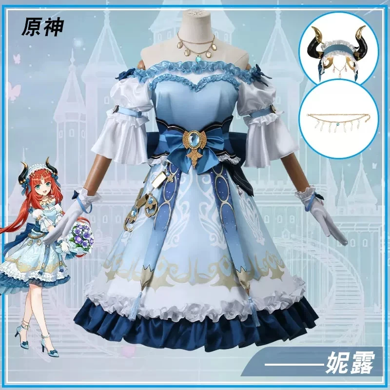 Cos Genshin Impact Game Cosplay Nilou Dancer's Exotic Style Dress Western Style For Women Costume
Cos Genshin Impact Game Cosplay Nilou Dancer's Exotic Style Dress Western Style For Women Costume