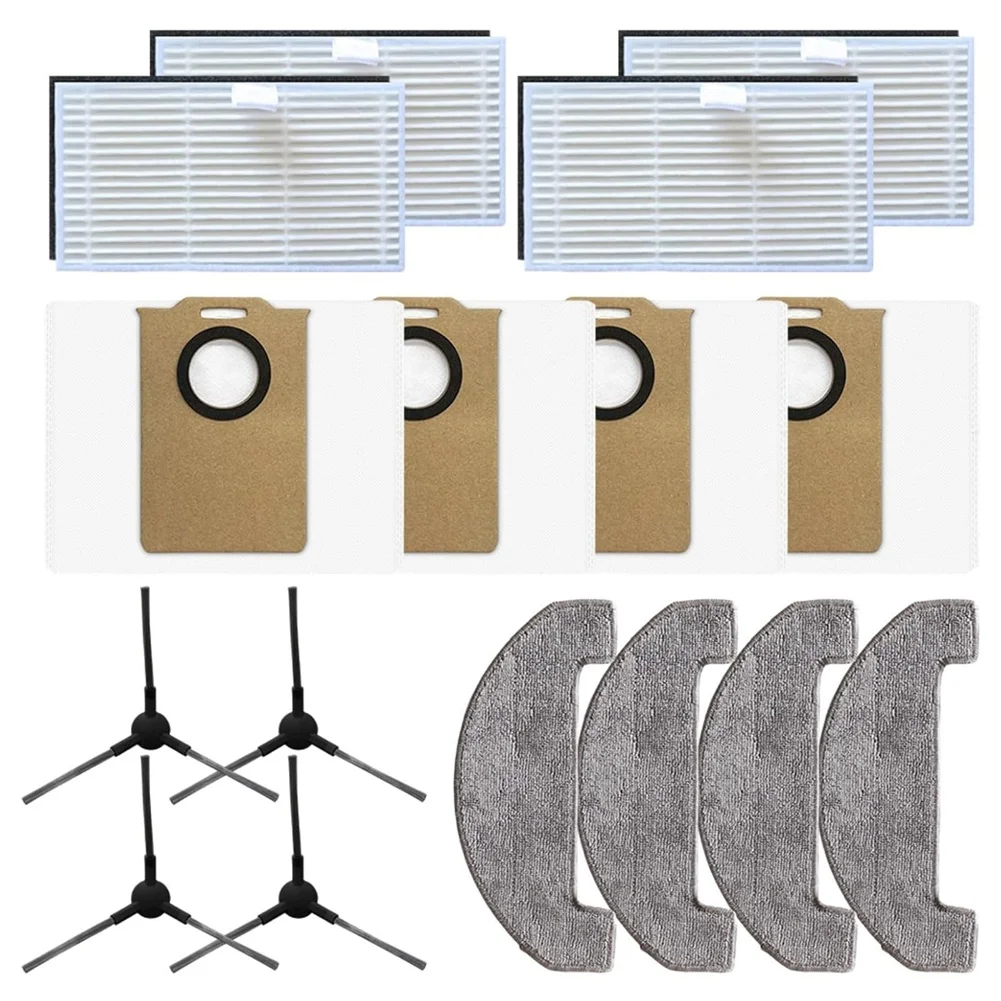 A61I For Uninell UR3 Robot Vacuum Replacement Accessories Kit With 4 HEPA Filters,4 Side Brushes,4 Mop Cloths,And 4 Dust Bags
A61I For Uninell UR3 Robot Vacuum Replacement Accessories Kit With 4 HEPA Filters,4 Side Brushes,4 Mop Cloths,And 4 Dust Bags