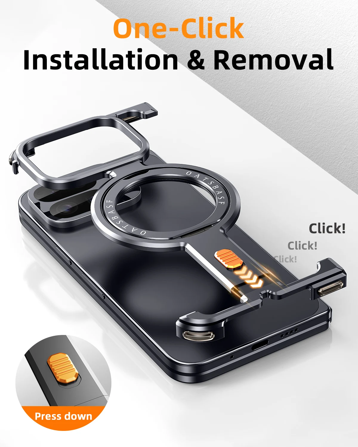 Oatsbasf Бескаркасный металлический чехол-бампер для телефона Google Pixel 10 Pro Fold/10 Pro XL/10/Pro с противоударным чехлом на подставке
Oatsbasf Бескаркасный металлический чехол-бампер для телефона Google Pixel 10 Pro Fold/10 Pro XL/10/Pro с противоударным чехлом на подставке