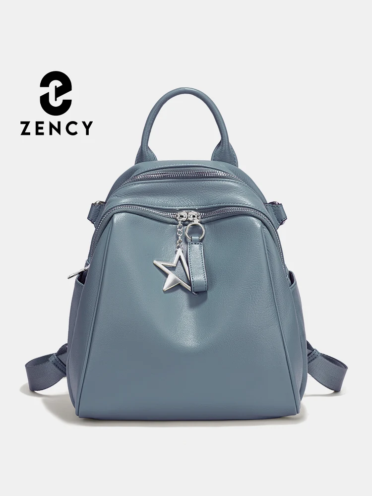 Zency Women's Genuine Leather Backpack Beige Large Capacity Shoulder Bag Wide Straps Cowhide Multi-pocket Small Girls Knapsack
Zency Women's Genuine Leather Backpack Beige Large Capacity Shoulder Bag Wide Straps Cowhide Multi-pocket Small Girls Knapsack