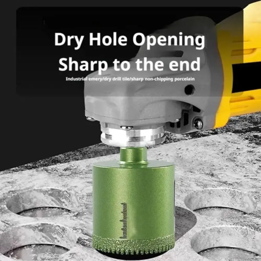 Brand New Vacuum Brazed Tile Hole Opener Dry Drilling Less Heat Core Drill Bits Angle Grinder Stone Drill Bit Glass Processing
Brand New Vacuum Brazed Tile Hole Opener Dry Drilling Less Heat Core Drill Bits Angle Grinder Stone Drill Bit Glass Processing