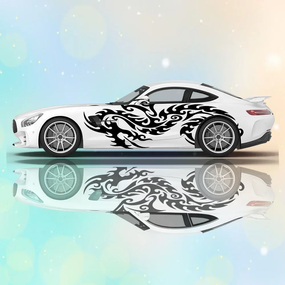 Monochrome Flying Dragon Totem Car Vinyl Wraps Decal Self-adhesive PVC Sticker Suitable for Trucks SUV Decor Auto Accessories
Monochrome Flying Dragon Totem Car Vinyl Wraps Decal Self-adhesive PVC Sticker Suitable for Trucks SUV Decor Auto Accessories