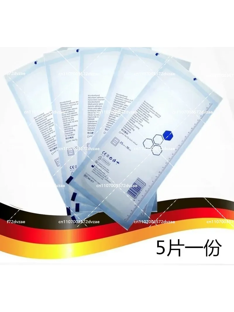 5 Pcs Large Sterile Adhesive Wound Dressing Tape for Post-Surgery Care, Gentle on Skin
5 Pcs Large Sterile Adhesive Wound Dressing Tape for Post-Surgery Care, Gentle on Skin