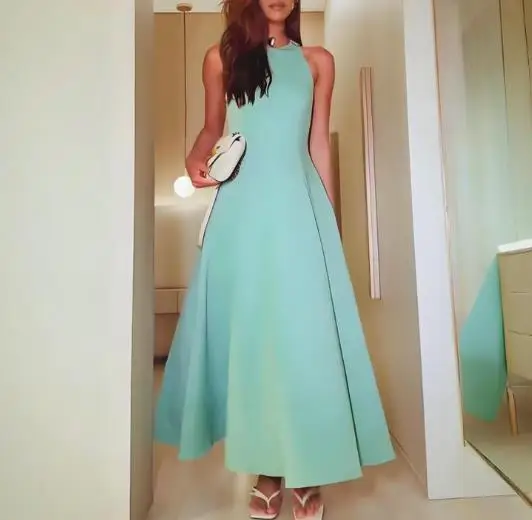 Solid Color Sleeveless Round Neck Zipper Casual Dress, Summer Fashion Gradient Color, Women's Elegant Sleeveless A-Line Dress
Solid Color Sleeveless Round Neck Zipper Casual Dress, Summer Fashion Gradient Color, Women's Elegant Sleeveless A-Line Dress