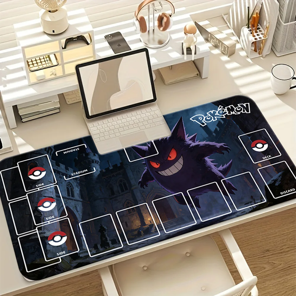 Игровой коврик Pokemon Gengar Haunted Castle TCG, большой нескользящий коврик для мыши, настольный коврик
Игровой коврик Pokemon Gengar Haunted Castle TCG, большой нескользящий коврик для мыши, настольный коврик