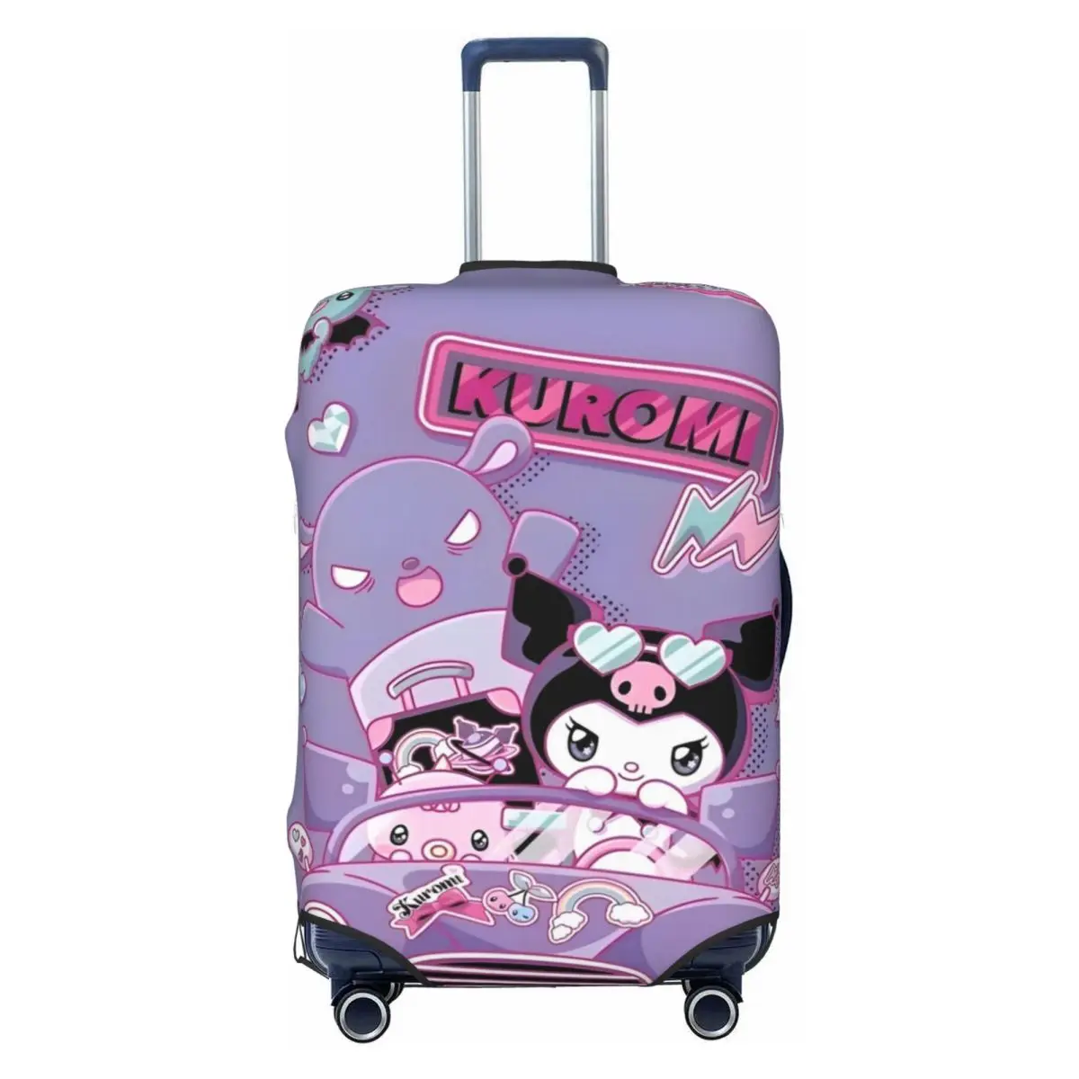 Funny Kuromi Luggage Suitcase Covers Luggage Cover Protector Scratch Resistant Travel Accessories Fits 18-32 Inch
Funny Kuromi Luggage Suitcase Covers Luggage Cover Protector Scratch Resistant Travel Accessories Fits 18-32 Inch