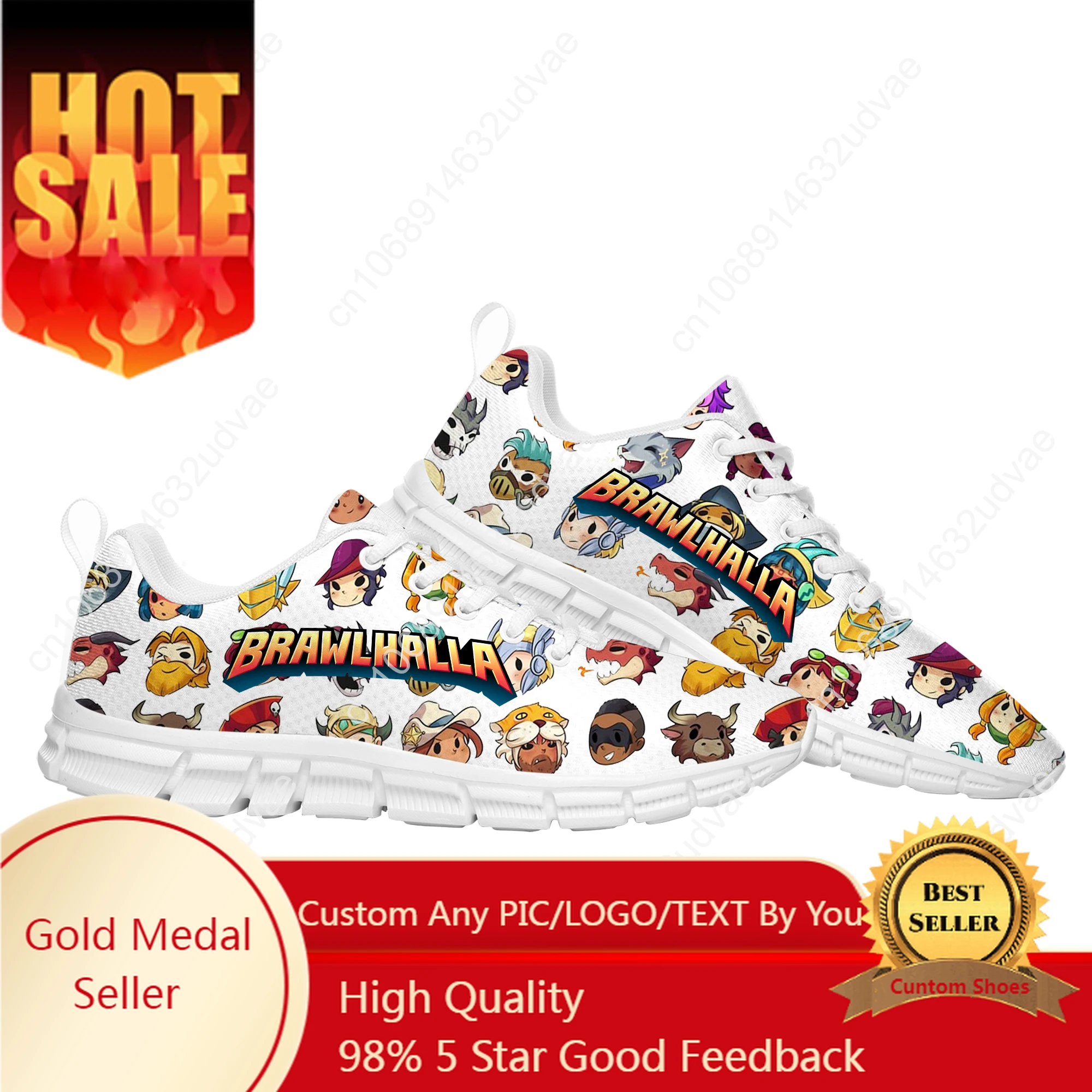 Brawlhalla Sports Shoes Mens Womens Teenager Customized Sneakers Casual Custom Made Shoe High Quality Couple Shoes
Brawlhalla Sports Shoes Mens Womens Teenager Customized Sneakers Casual Custom Made Shoe High Quality Couple Shoes